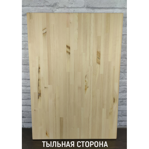 Столешница деревянная для стола, лакированная, 110x75х4 см