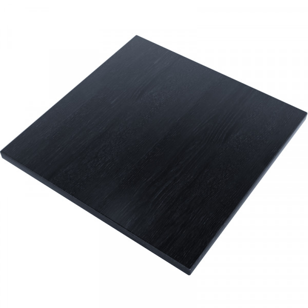 Столешница деревянная квадратная для стола, цвет черного оникса, 60х60х4 см