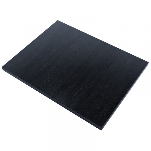 Столешница деревянная для стола, цвет черного оникса, 70х60х4 см
