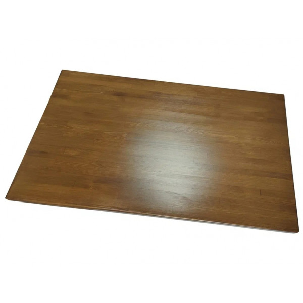 Столешница деревянная для стола, 130х60х4 см, цвет тёмный дуб