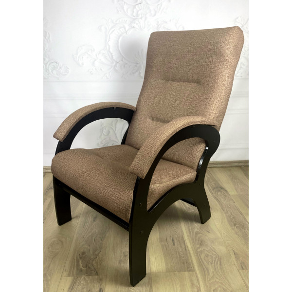 Кресло Классика мягкое для отдыха в комнату, гостиную, спальню, для дома. коричневое